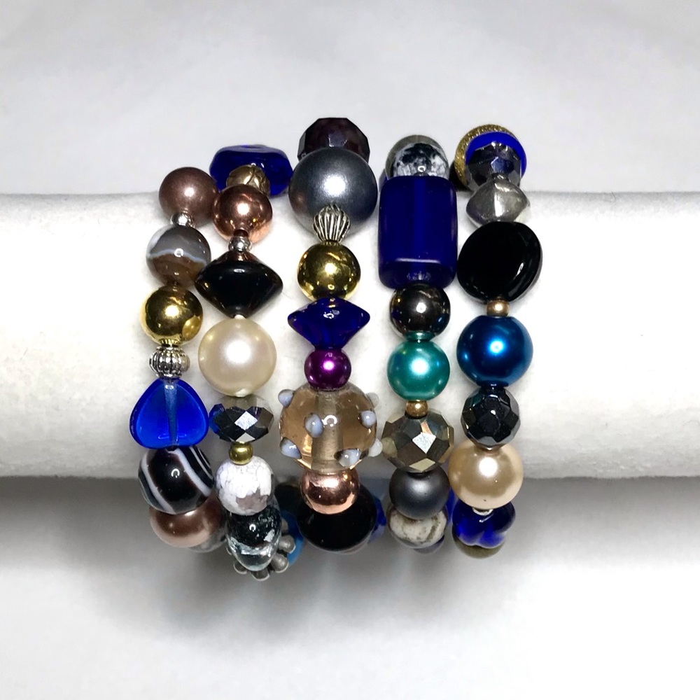 Handmade Bracelet with Vintage and Modern Elements (NB64-2H) New Without Tags - Picture 4 of 8